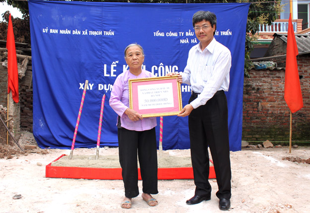 HANDICO ủng hộ xây dựng 5 nhà tình nghĩa tại huyện Quốc Oai, Hà Nội với tổng kinh phí 250 triệu đồng
